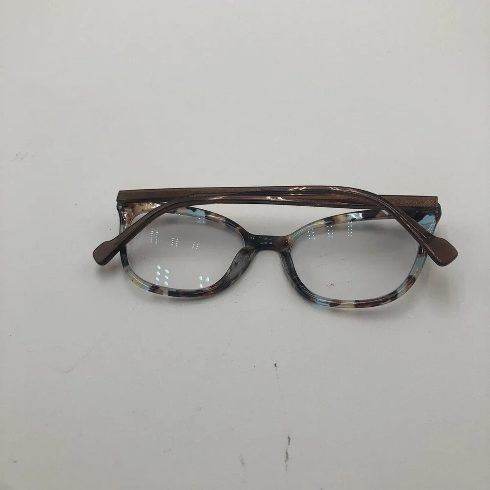 Womens Eyeglasses Frames Zenni 4427339 Optical Blue Brown‎ Tortoise Shell Preown